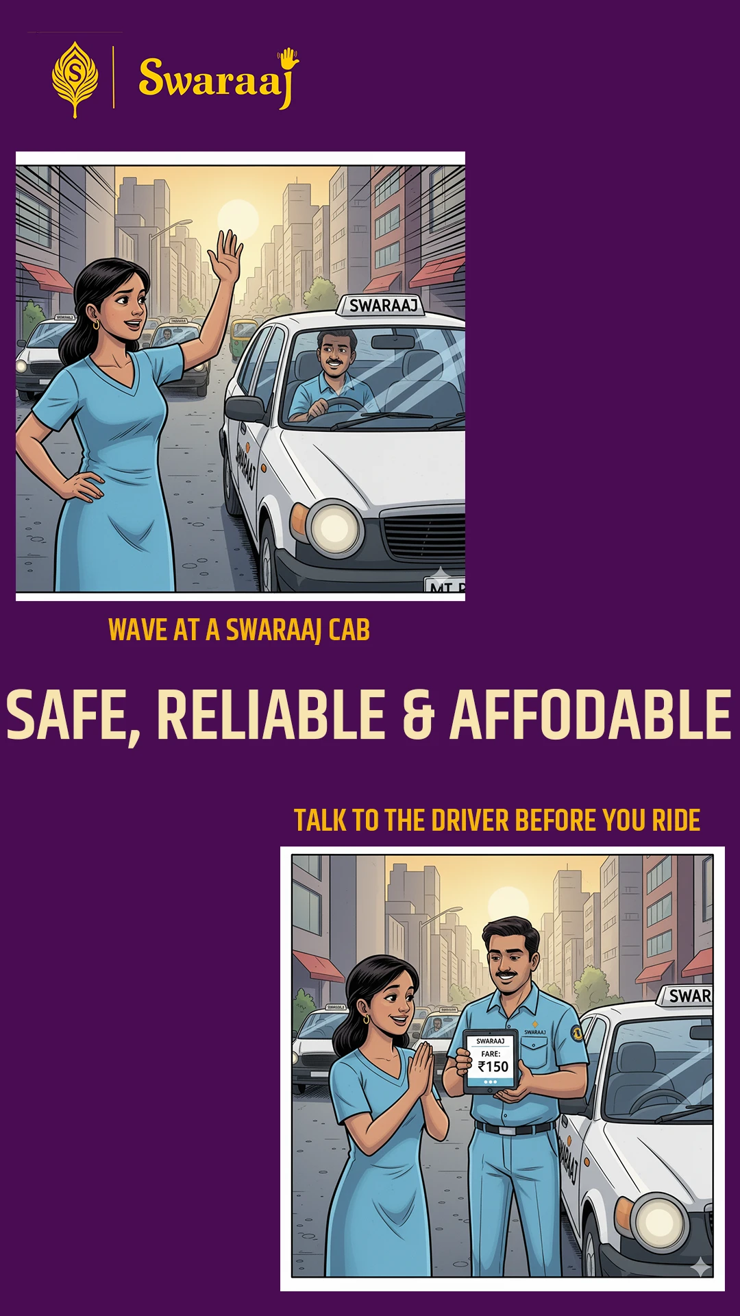 Swaraaj Driver app no commission